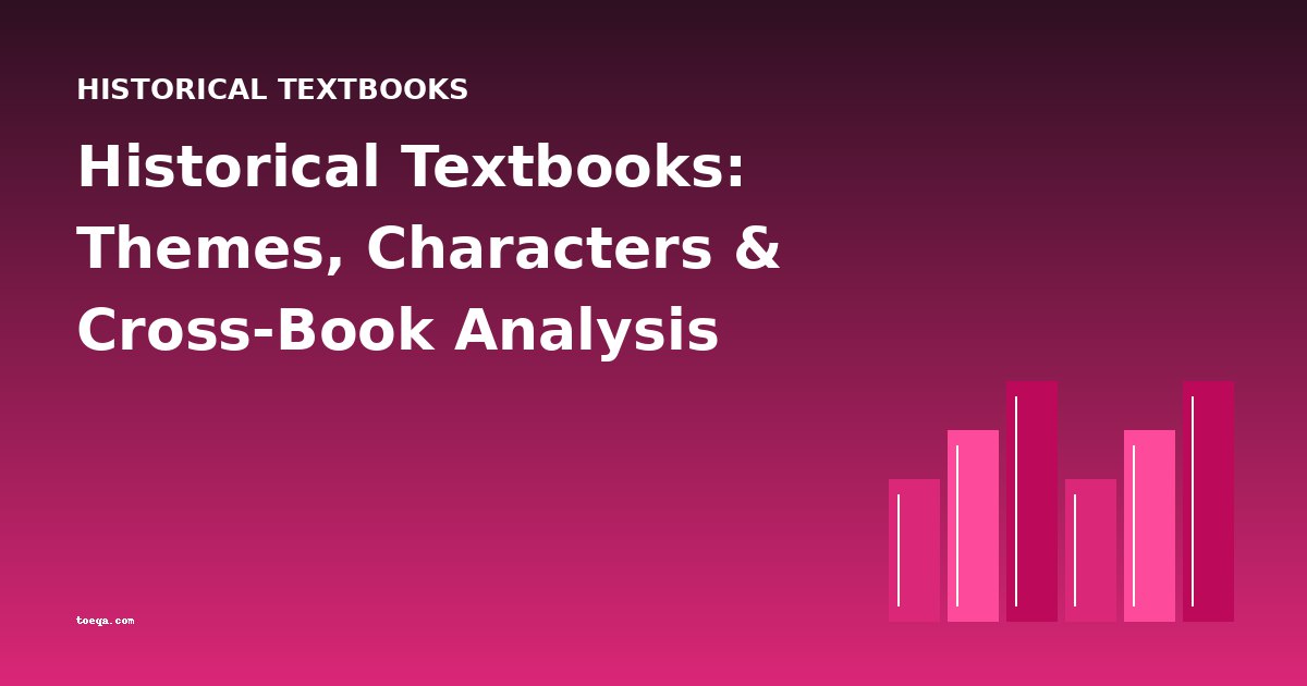 Historical Textbooks: Themes, Characters & Cross-Book Analysis