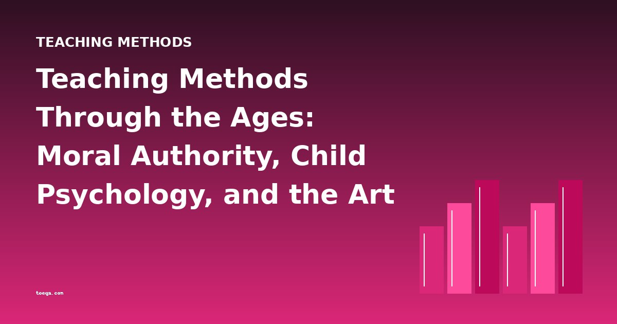 Teaching Methods Through the Ages: Moral Authority, Child Psychology, and the Art of Instruction