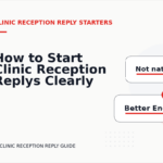 How to Start Clinic Reception Replys Clearly