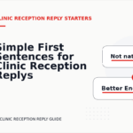 Simple First Sentences for Clinic Reception Replys