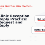 Clinic Reception Reply Practice: Request and Reply Examples