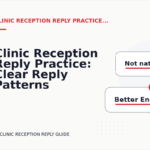 Clinic Reception Reply Practice: Clear Reply Patterns