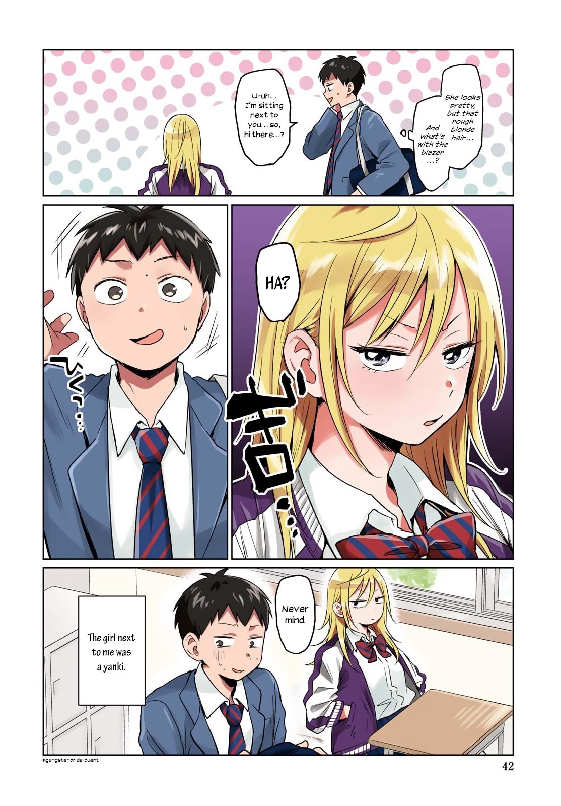 Tonari no Furi-san ga Tonikaku Kowai. Chapter 1 Page 3
