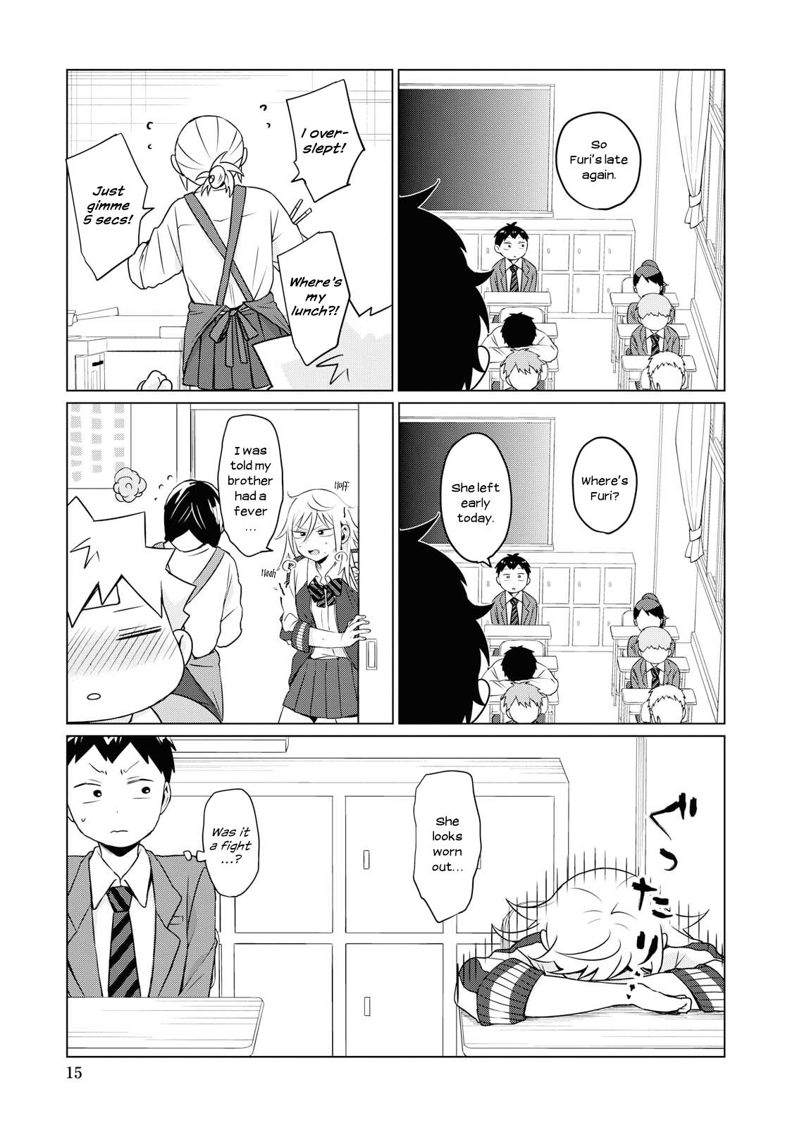 Tonari no Furi-san ga Tonikaku Kowai. Chapter 6 Page 1