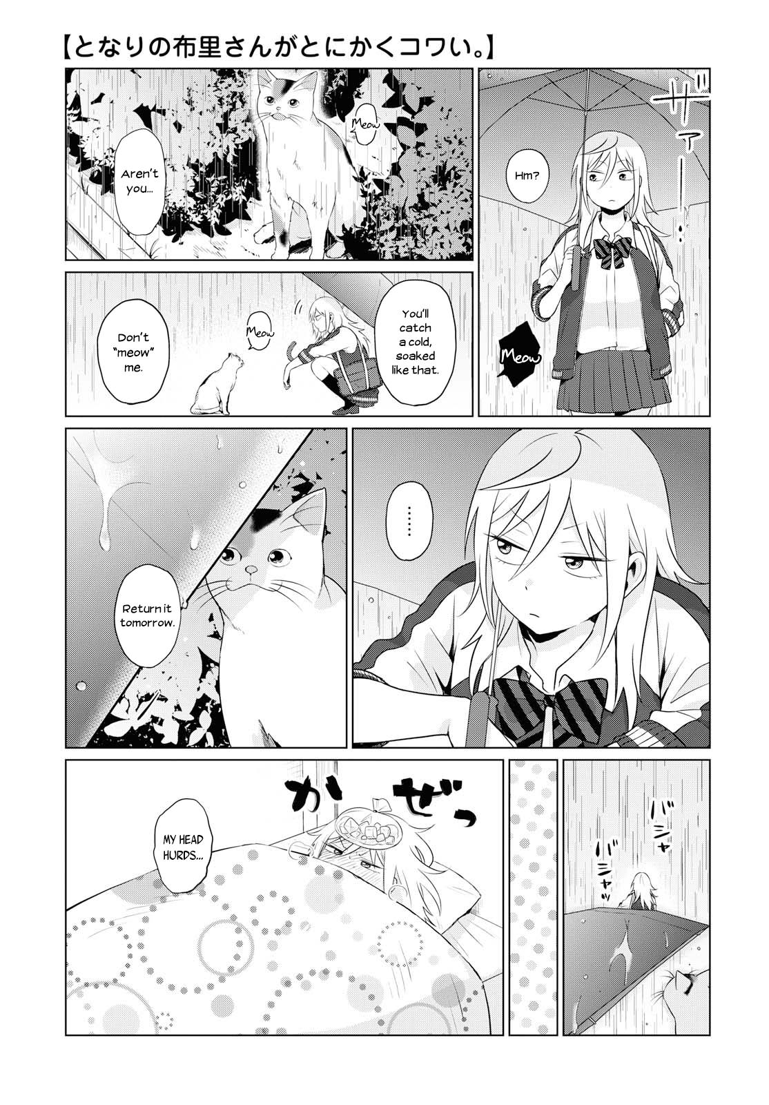 Tonari no Furi-san ga Tonikaku Kowai. Chapter 8 Page 1