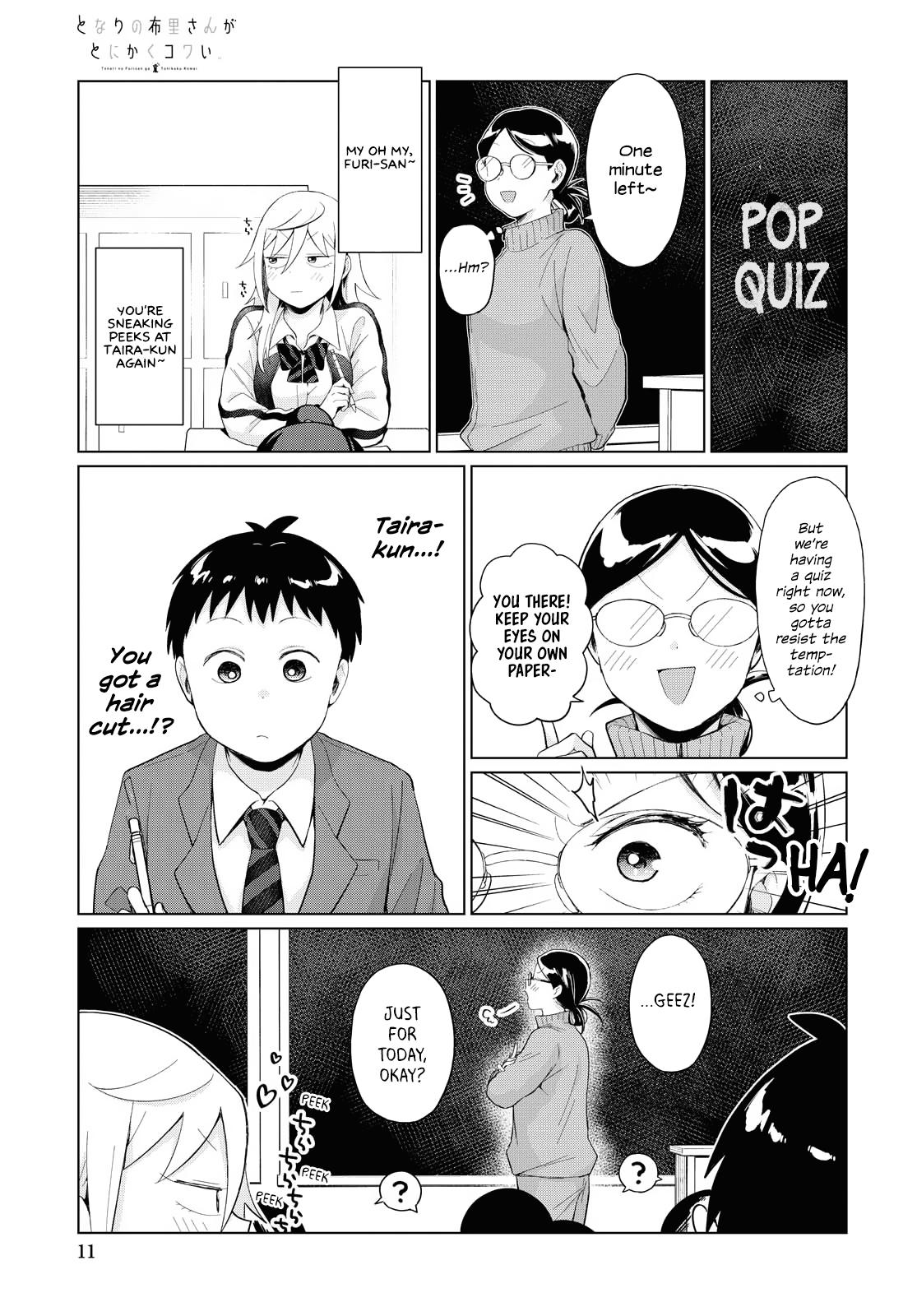 Tonari no Furi-san ga Tonikaku Kowai. Chapter 28 Page 7